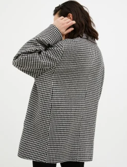 Oversized wool-blend blazer