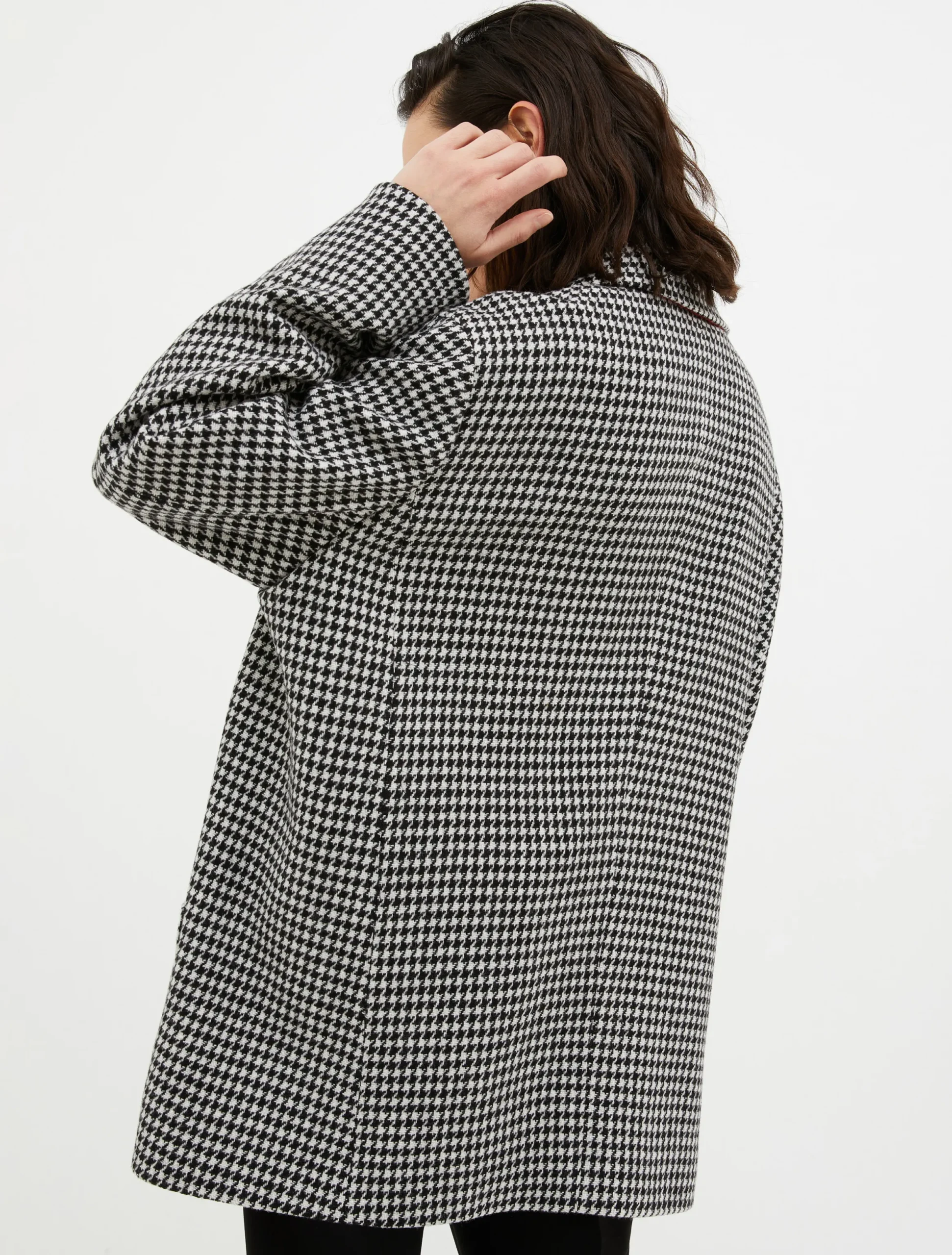Oversized wool-blend blazer
