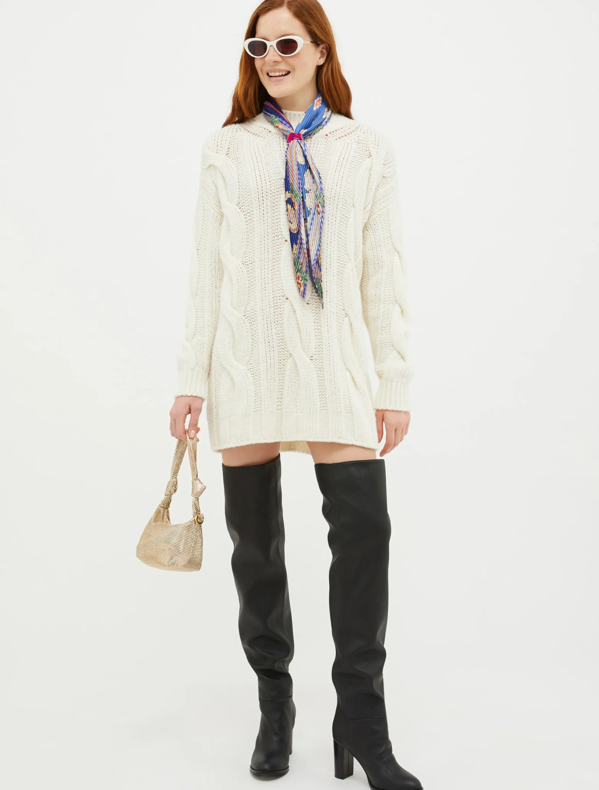 Oversized wool-blend pullover