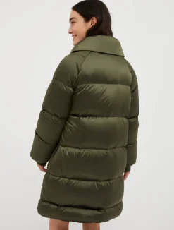 Padded feather-down puffer jacket