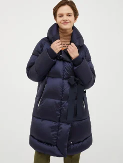 Padded feather-down puffer jacket