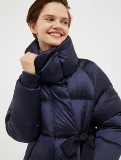 Padded feather-down puffer jacket