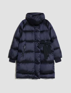 Padded feather-down puffer jacket