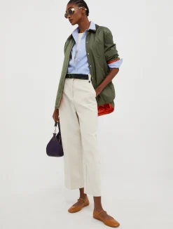 Padded shacket