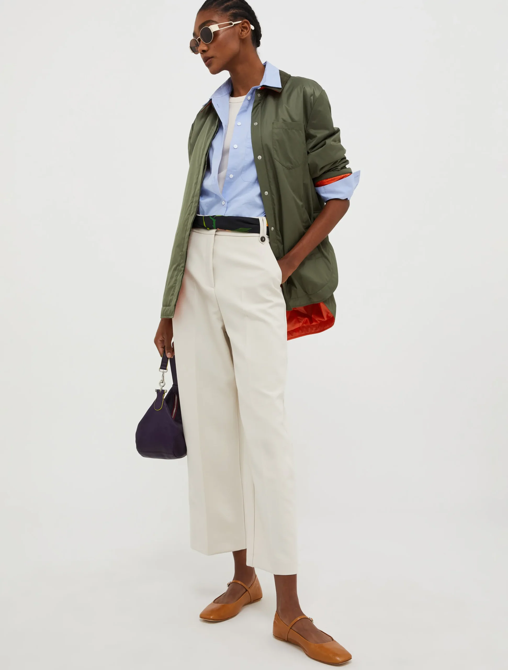 Padded shacket