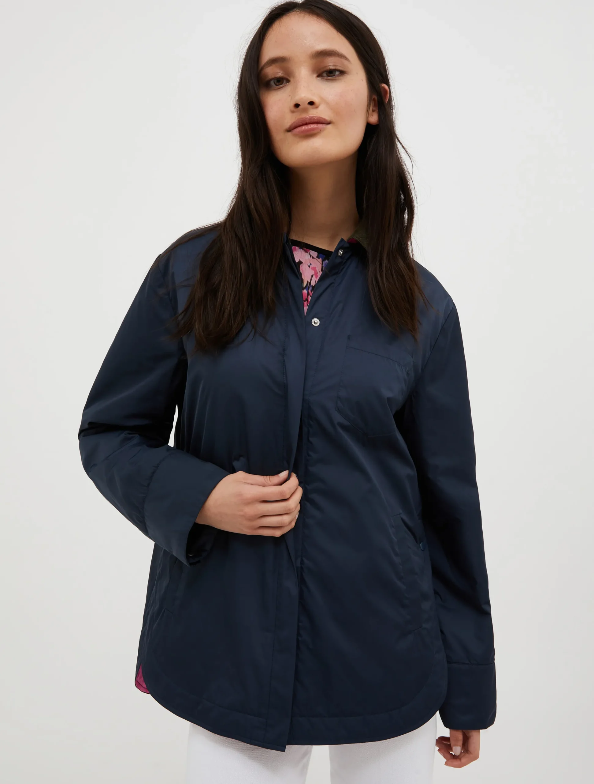 Padded shacket