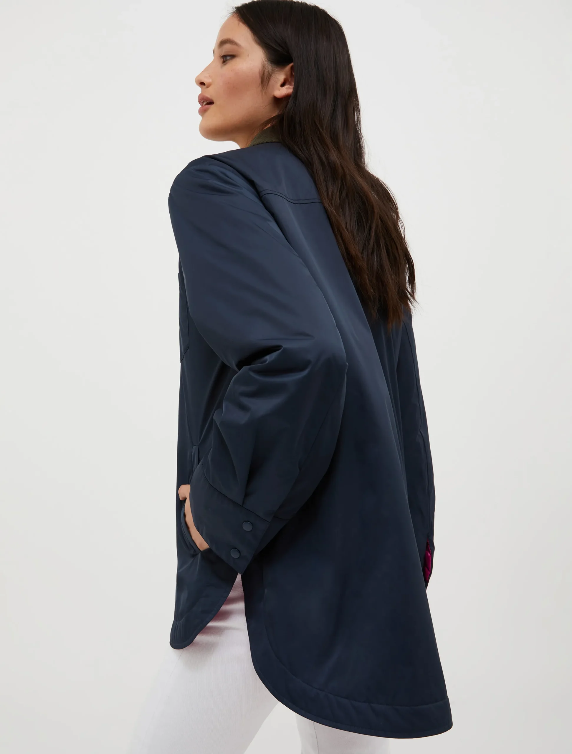 Padded shacket