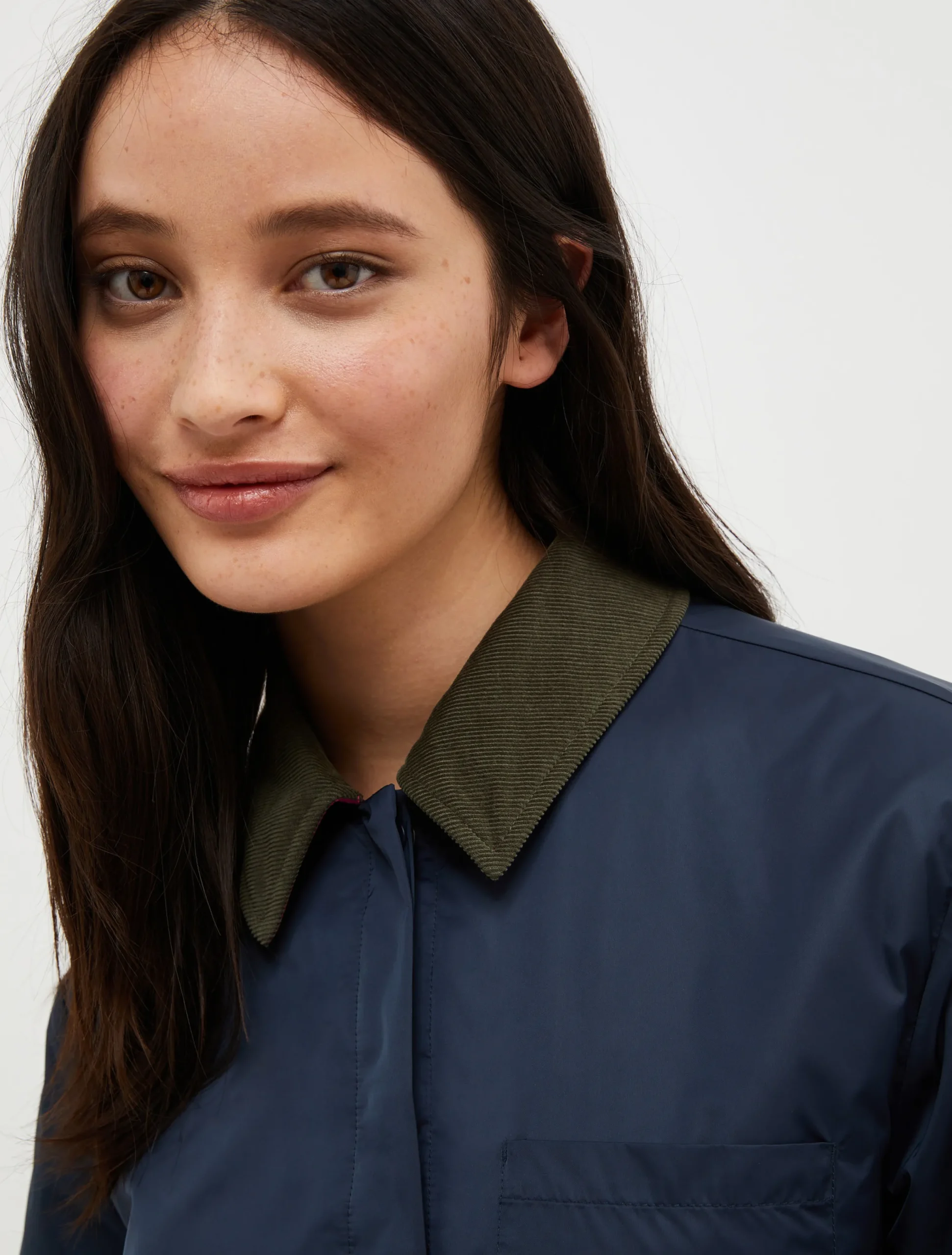 Padded shacket