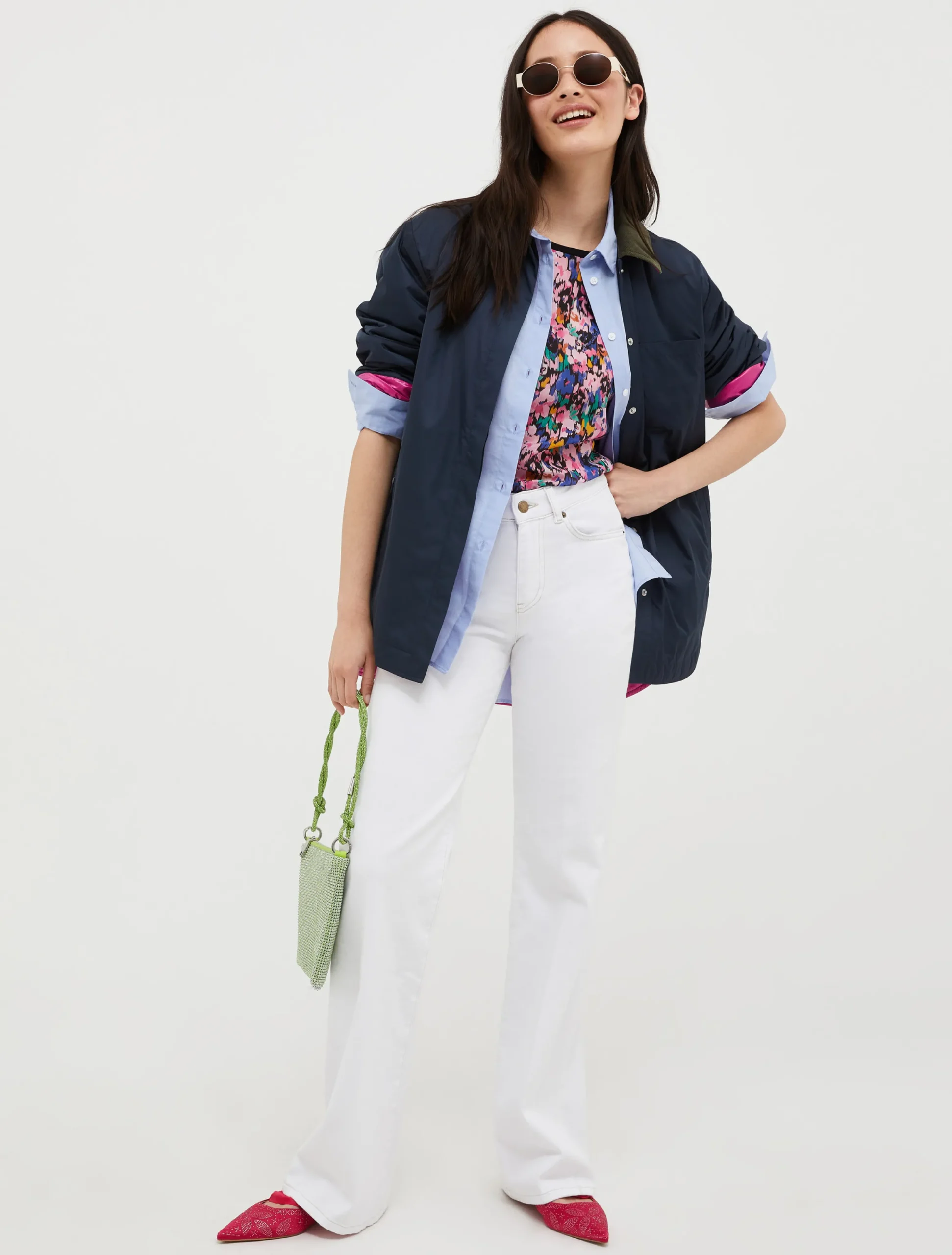 Padded shacket
