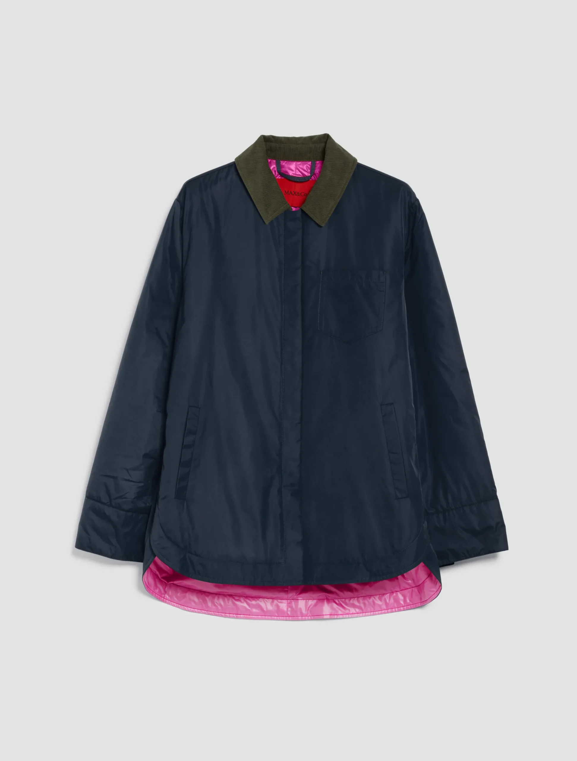 Padded shacket