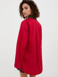 Padded shacket