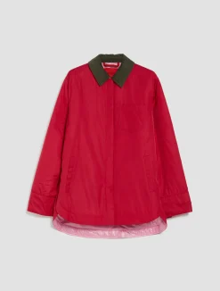 Padded shacket