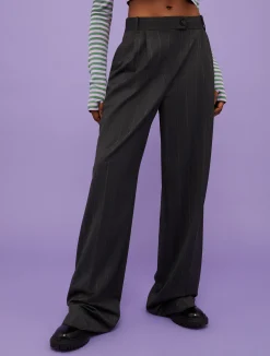 Pinstriped trousers MAX&Co. with Looney Tunes