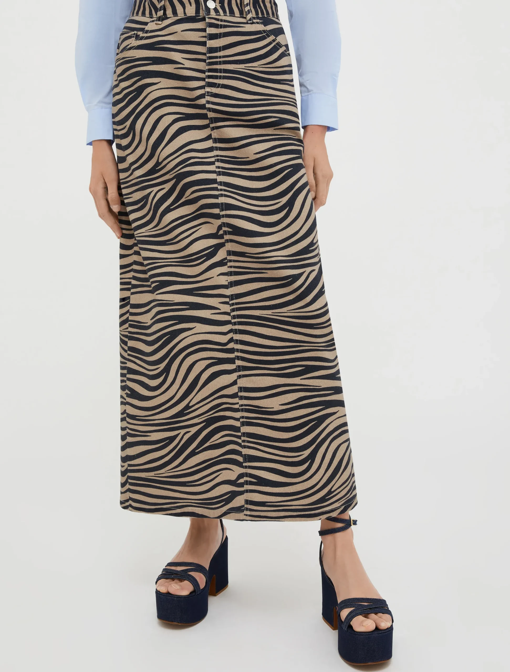 5-pocket drill column skirt