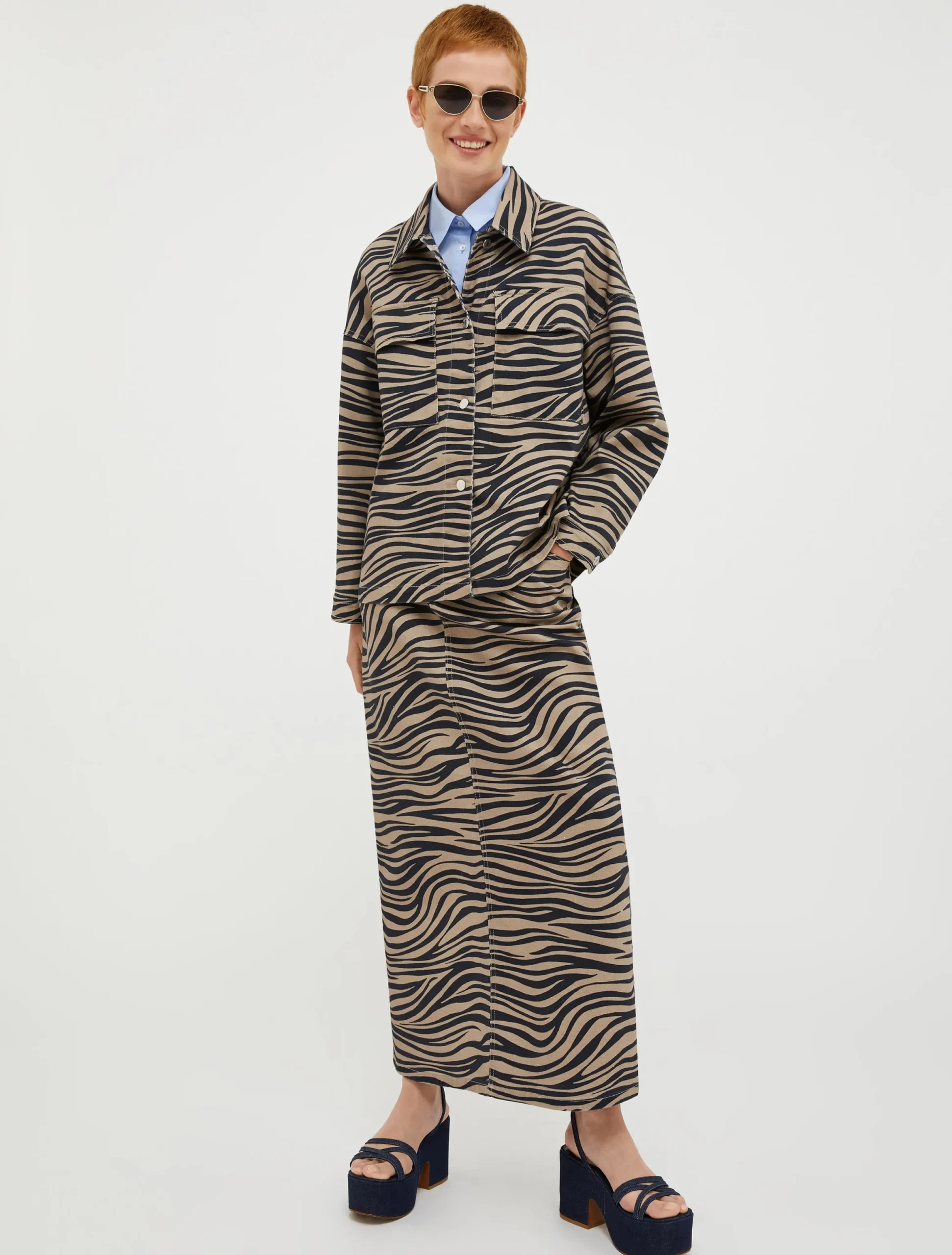 5-pocket drill column skirt