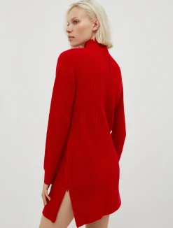 Pure wool knit dress