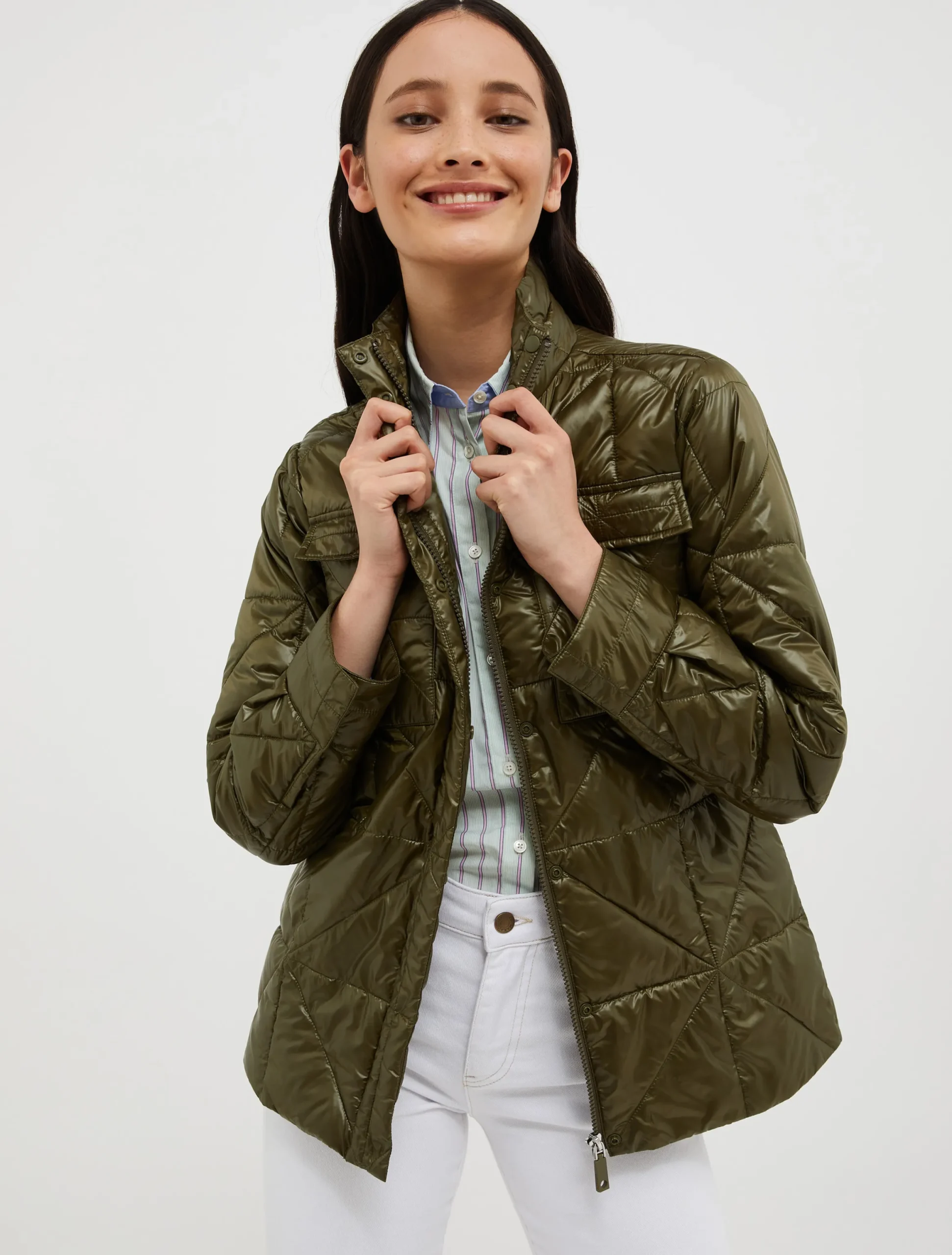 Quilted safari jacket
