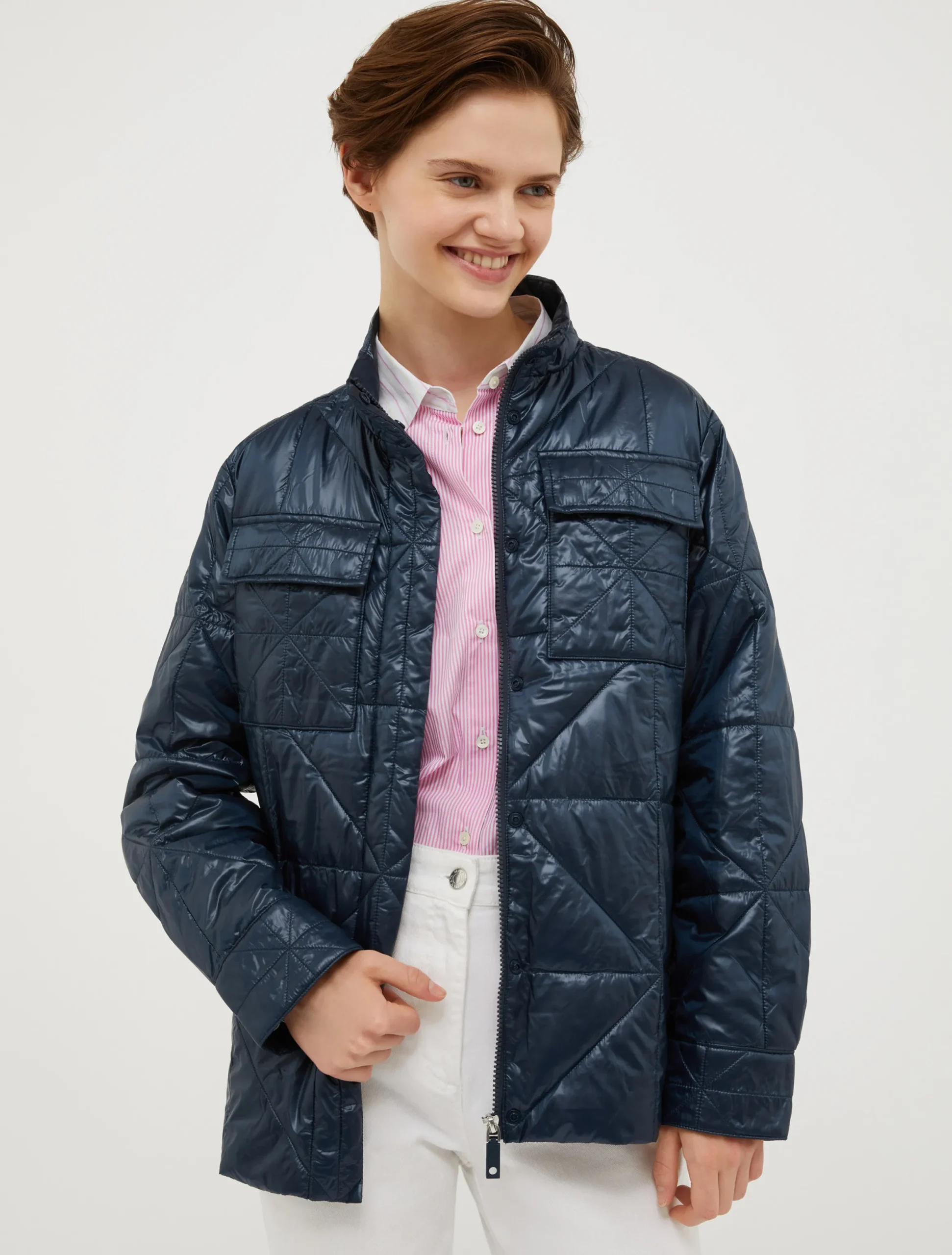 Quilted safari jacket