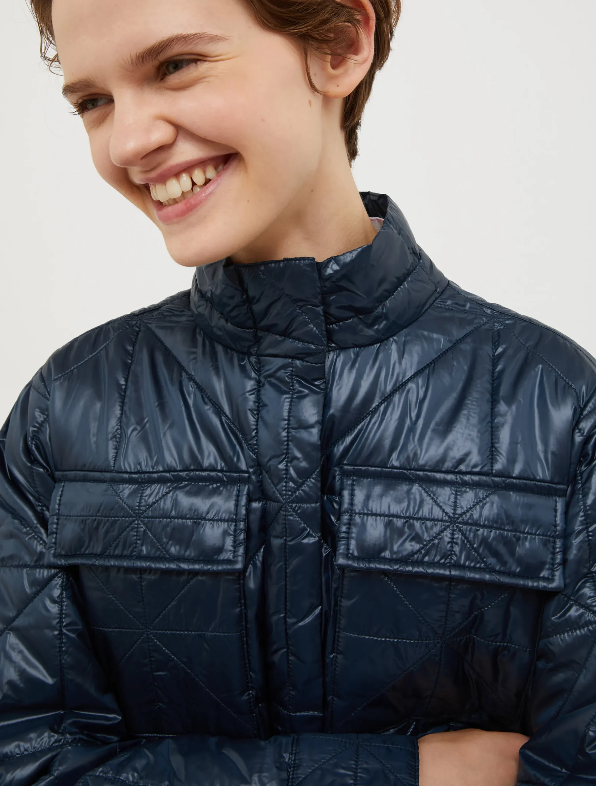 Quilted safari jacket