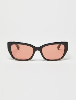 Rectangular butterfly sunglasses