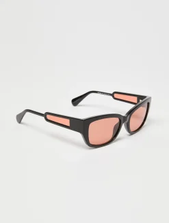 Rectangular butterfly sunglasses
