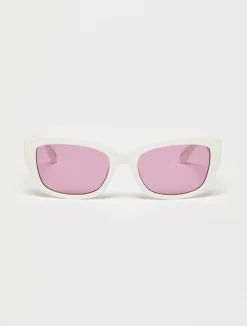 Rectangular butterfly sunglasses