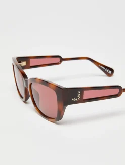 Rectangular butterfly sunglasses