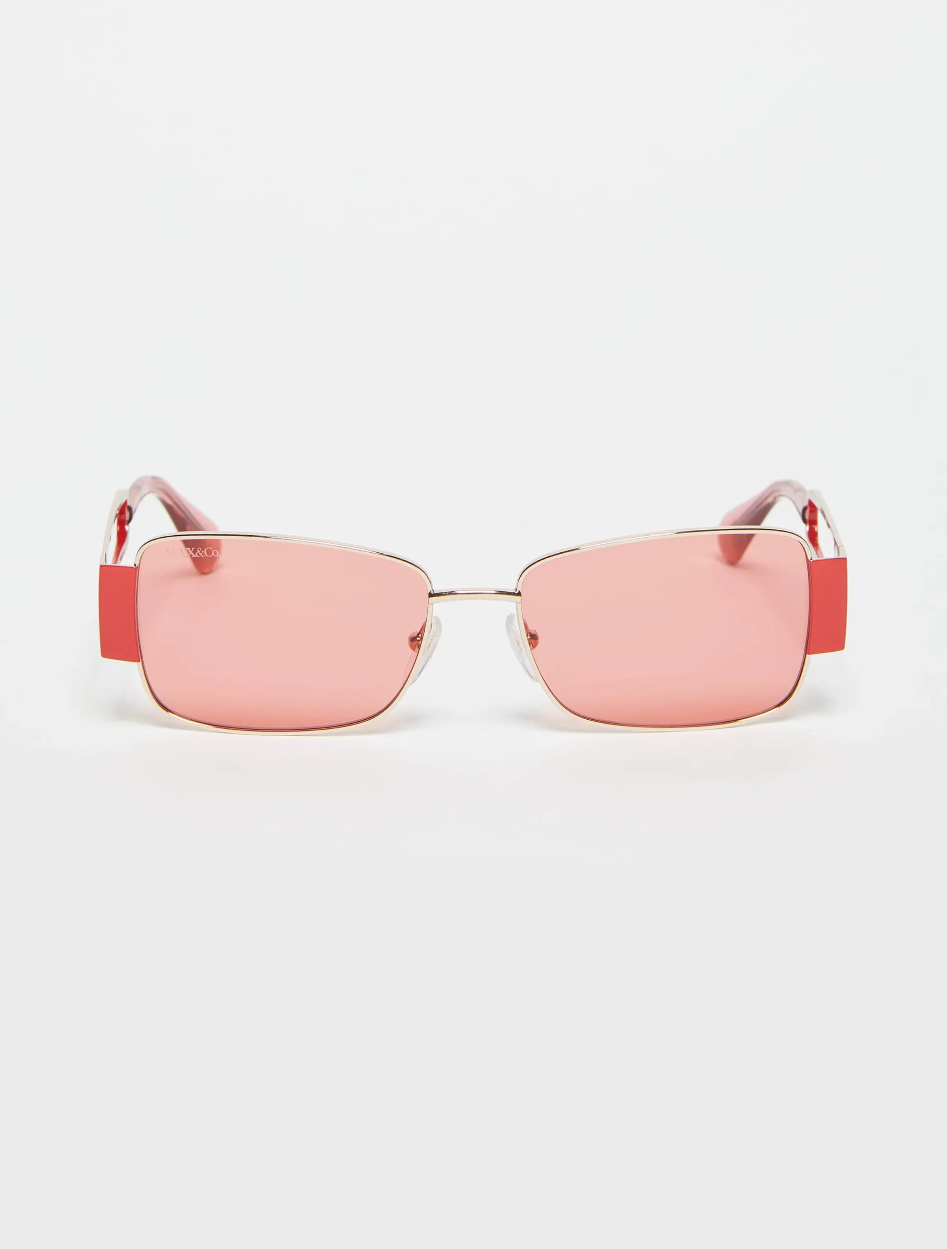 Rectangular metal glasses