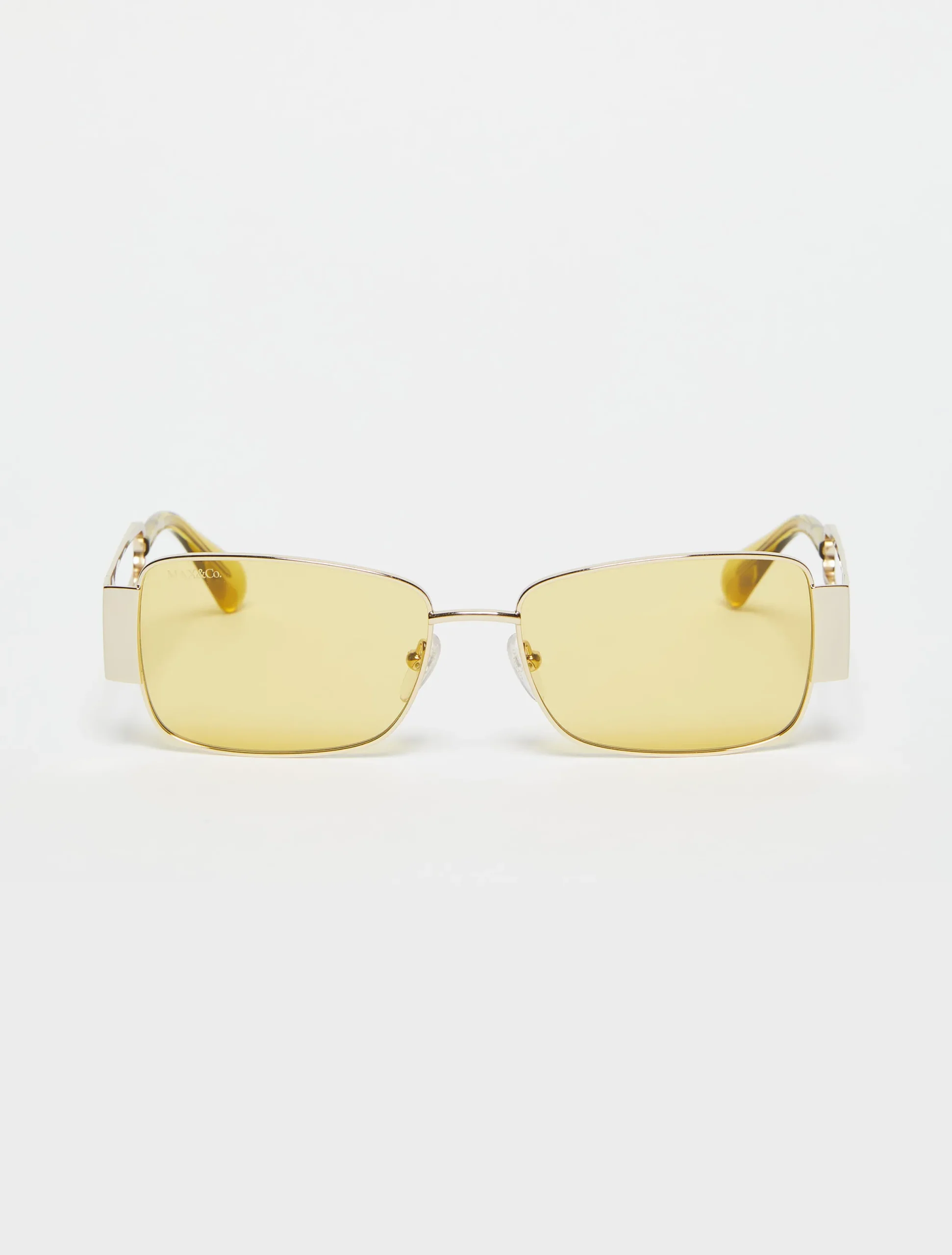 Rectangular metal glasses