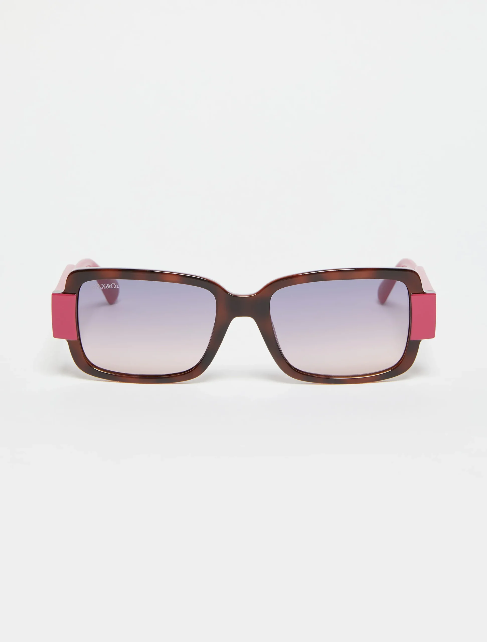 Rectangular two-toned glasses