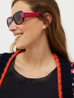 Rectangular two-toned glasses