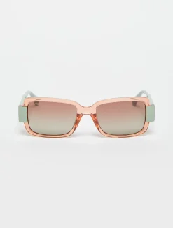 Rectangular two-toned glasses