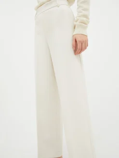 Relaxed-fit double-cloth trousers