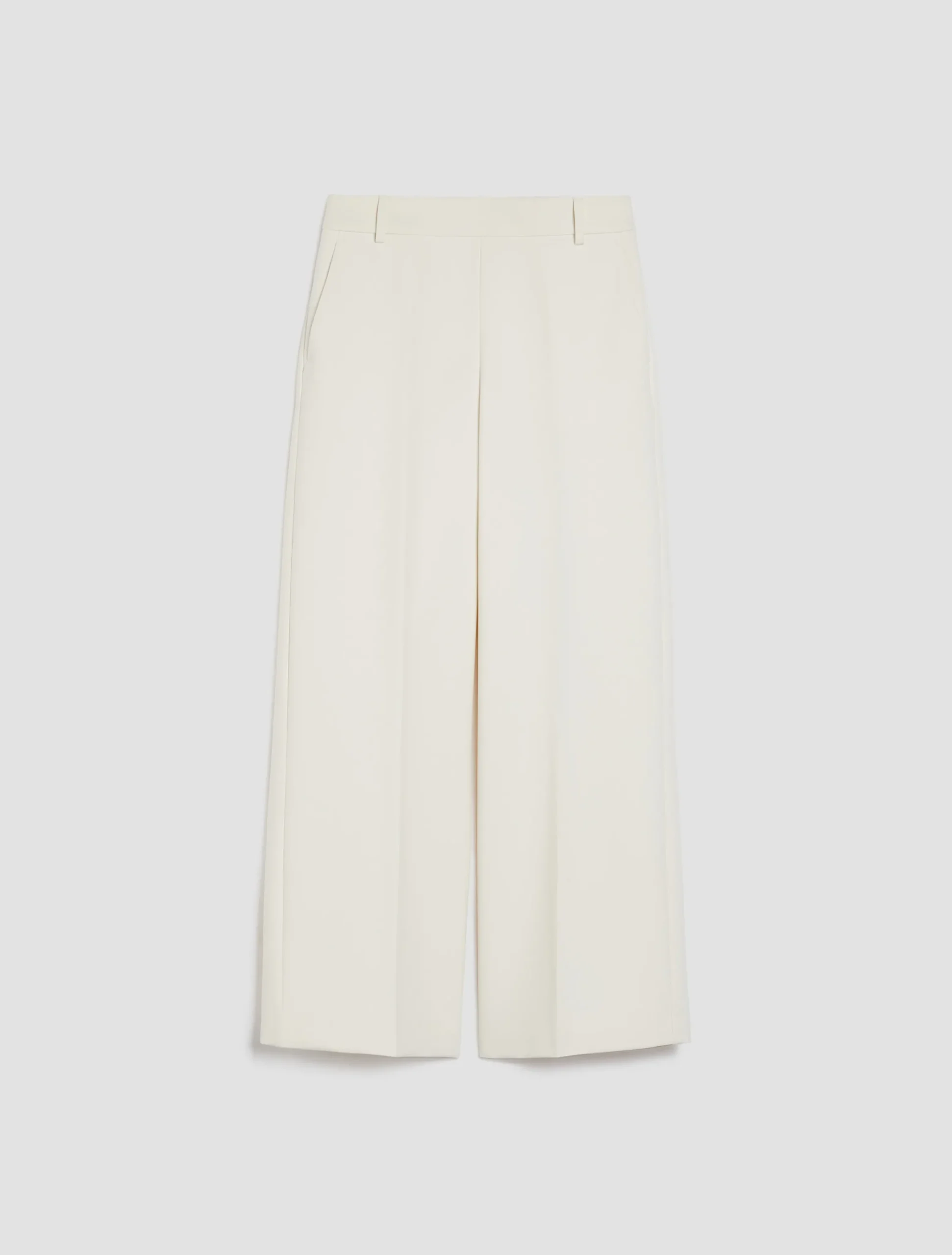 Relaxed-fit double-cloth trousers