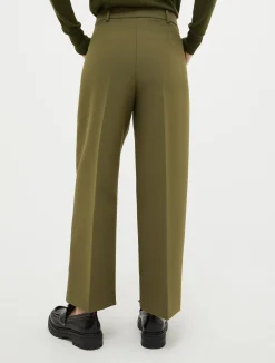 Relaxed-fit double-cloth trousers