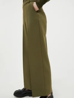 Relaxed-fit double-cloth trousers