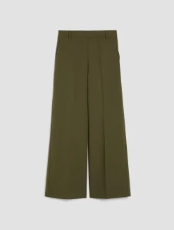 Relaxed-fit double-cloth trousers