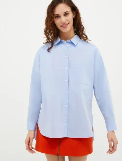 Relaxed-fit poplin shirt