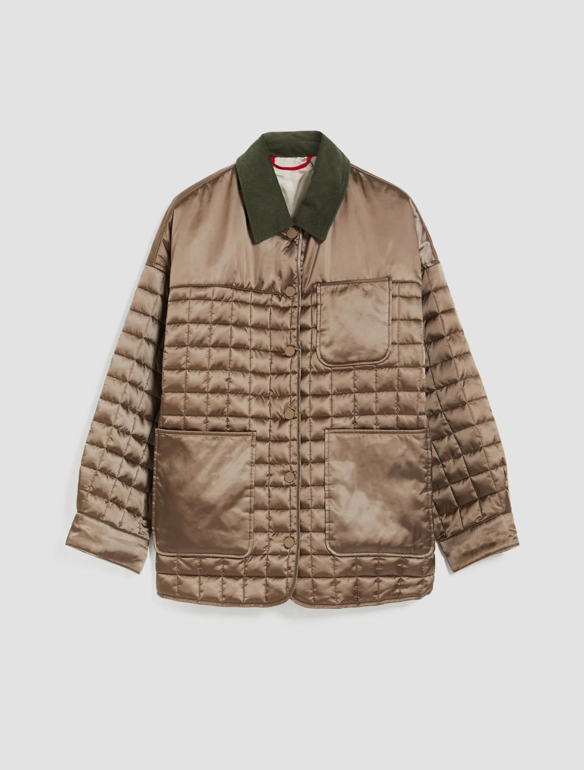 Reversible padded shirt jacket