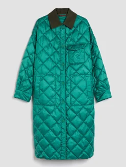Reversible quilted coat