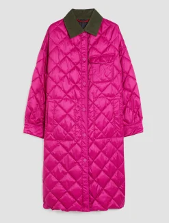 Reversible quilted coat
