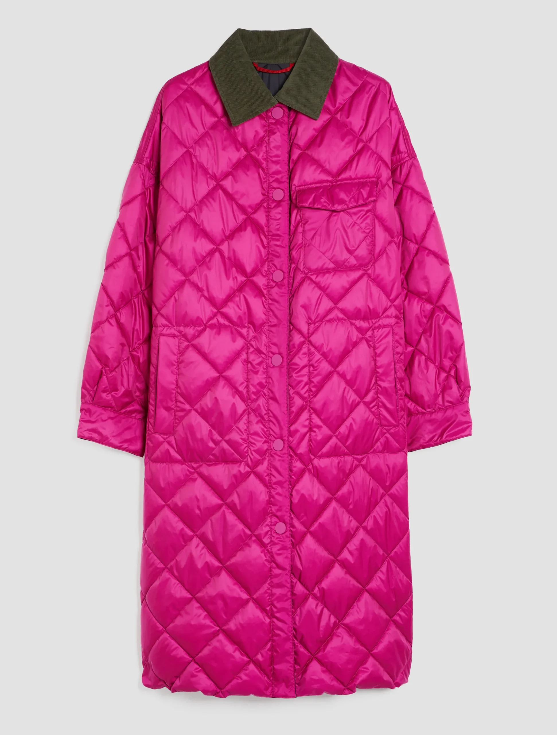 Reversible quilted coat