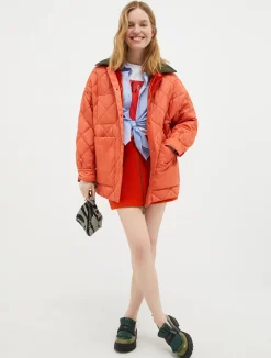 Reversible quilted jacket