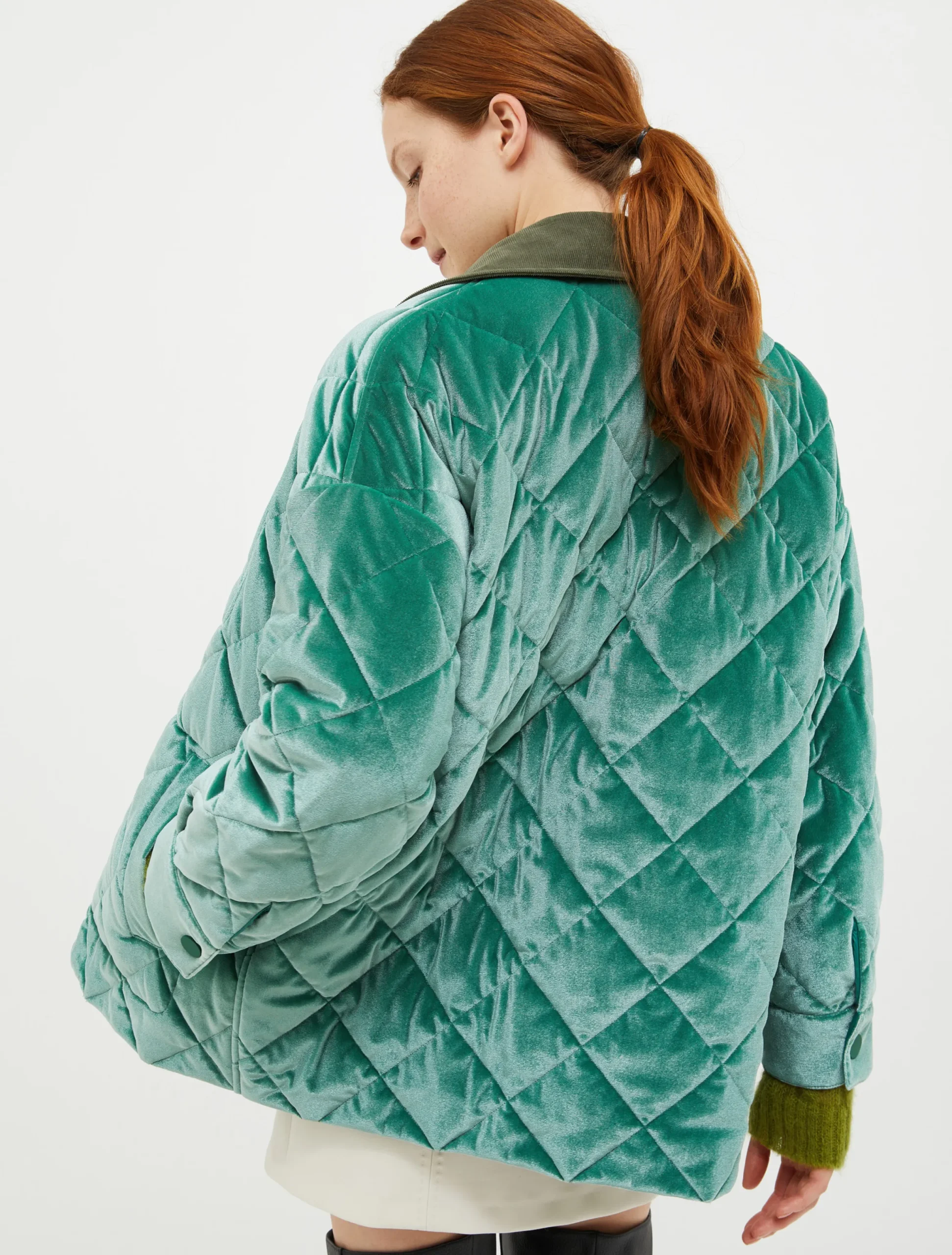 Reversible quilted jacket