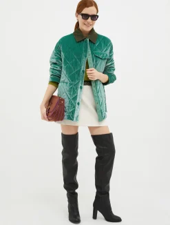 Reversible quilted jacket