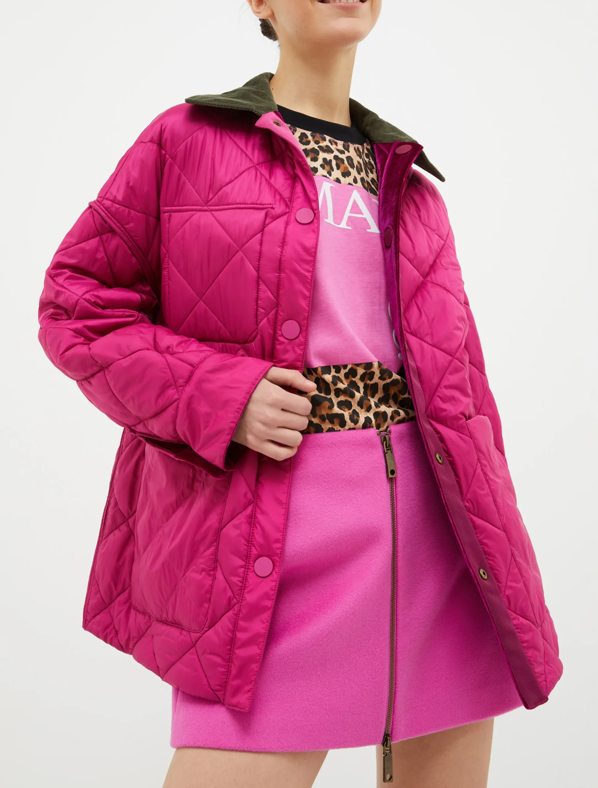 Reversible quilted jacket