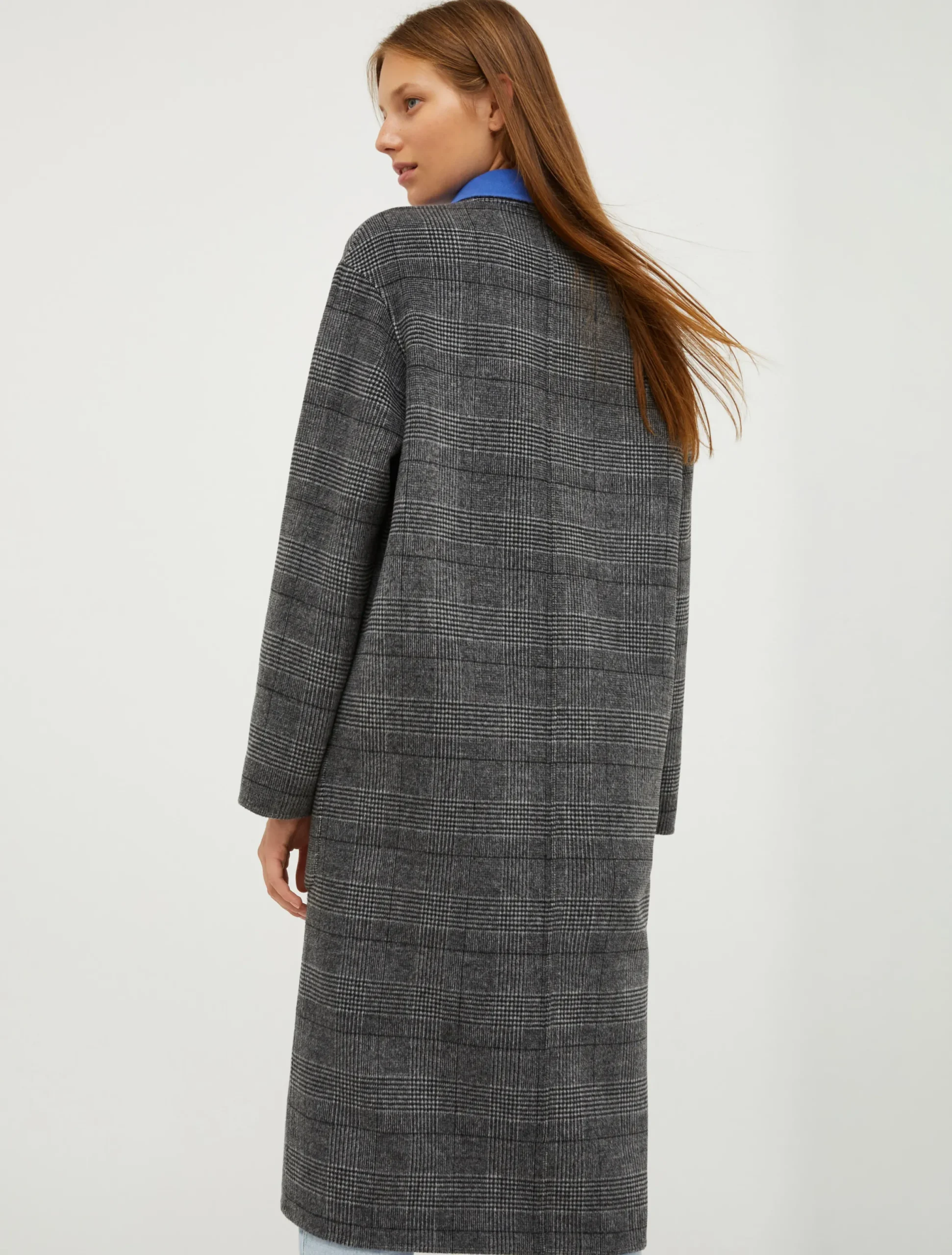 Reversible wool coat