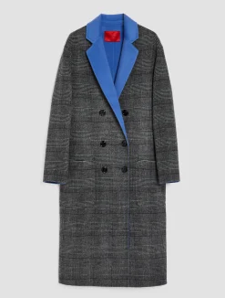 Reversible wool coat