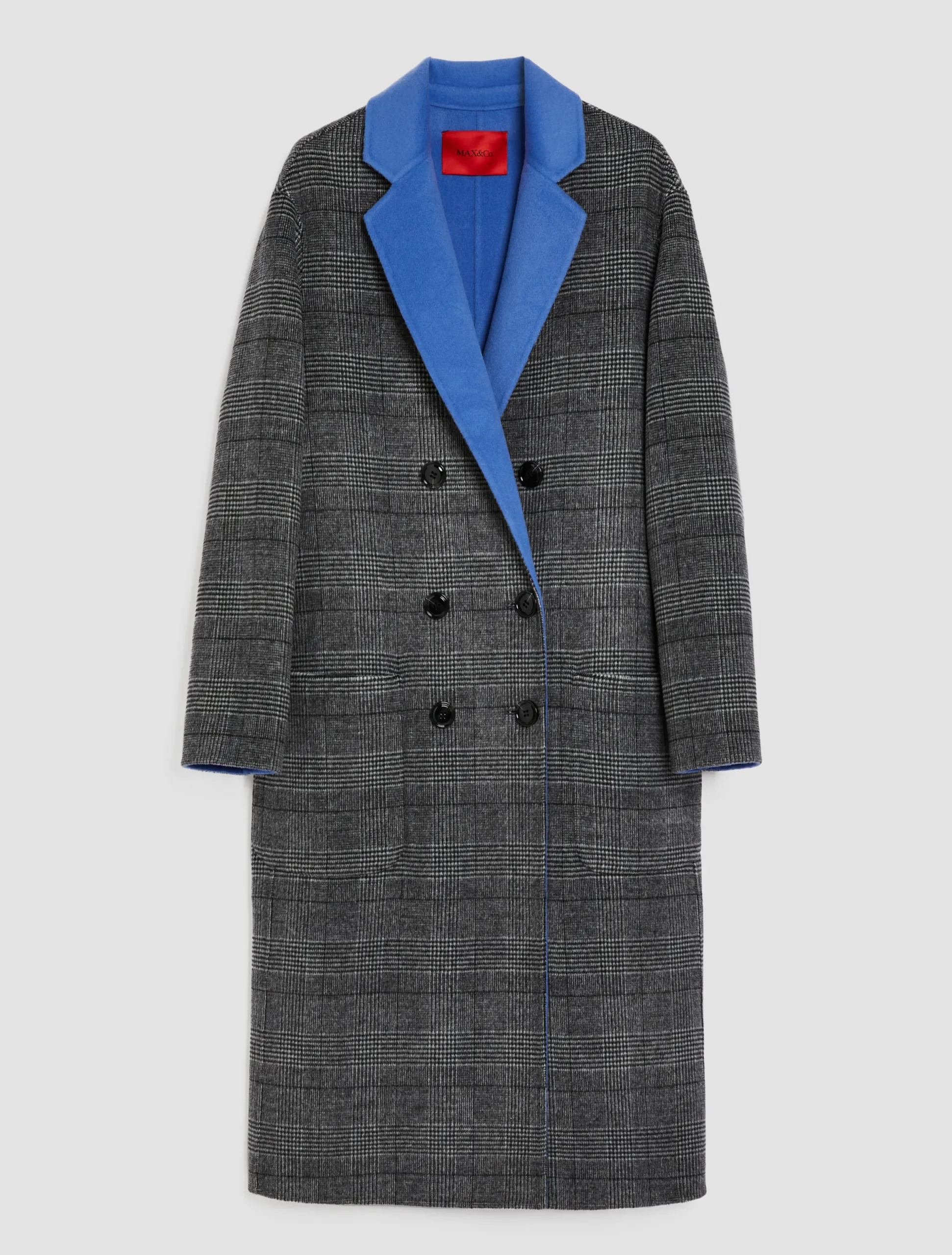 Reversible wool coat