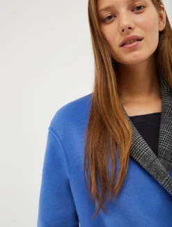 Reversible wool coat
